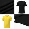 Men Women Plain T Shirts Cotton Comfortable Short Sleeves Crew Neck Top Tee