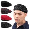 Kitchen Cooking Cotton Chef Mesh Patchwork Work Wear Hats Berets Waiter Caps