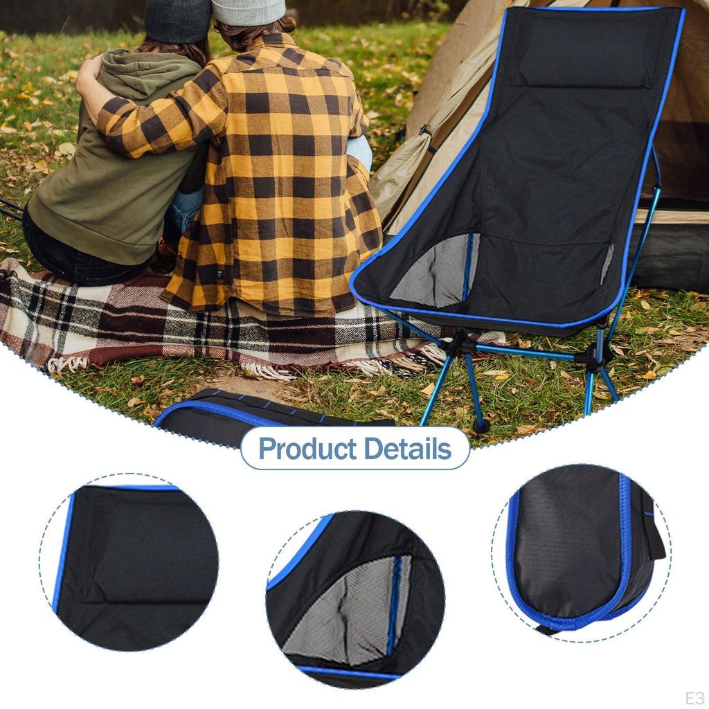 Folding Camping Chair Cover with Headrest And Carry Bag