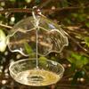 Rainproof Hanging Bird Feeder, Outdoor Transparent Umbrella-shaped Bird Feeder, Transparent Open Wild Bird Feeding Platforms