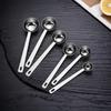 304 Stainless Steel Measuring Spoons 5ml-30ml, Long Handle for Coffee, Milk Powder, and Baking