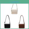 Urban Minimalist Small Shoulder Bag With Zipper Compartments For Casual Outings