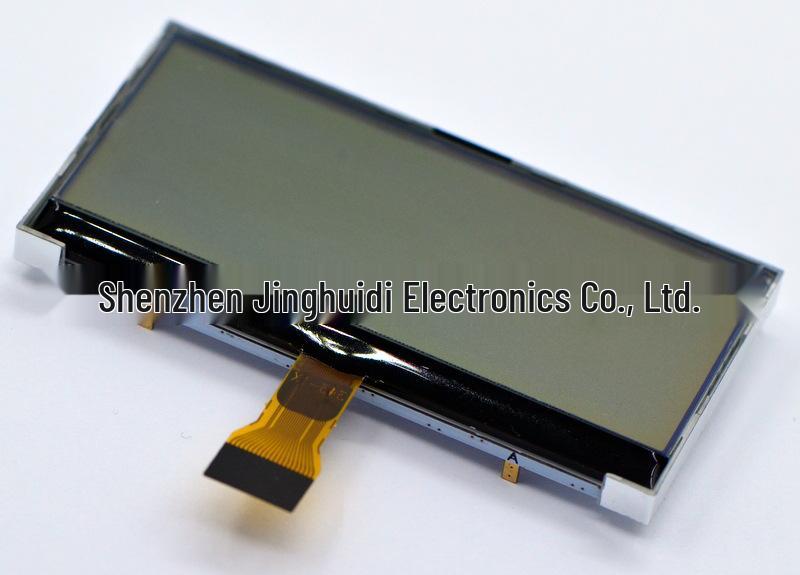 2.8" FSTN LCD Display: White Background, Black Characters, 128x48 Dot Matrix, Parallel Port, Negative Display.