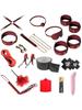 Erotic  Set Sexy Leather Plush Sex Toys Bondage Kit Handcuffs Feather Blindfold Flirt Exotic Accessories Couples Adult Games