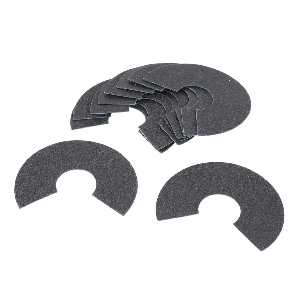 10pcs Bike Front Fork Tube Grinding Tools Less Dust Deburring Sandpaper for Metal Carbon Fiber Round