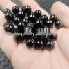 Silver Obsidian Gemstone Round Loose Beads for DIY Jewelry Making - Bracelet & Necklace Accessories