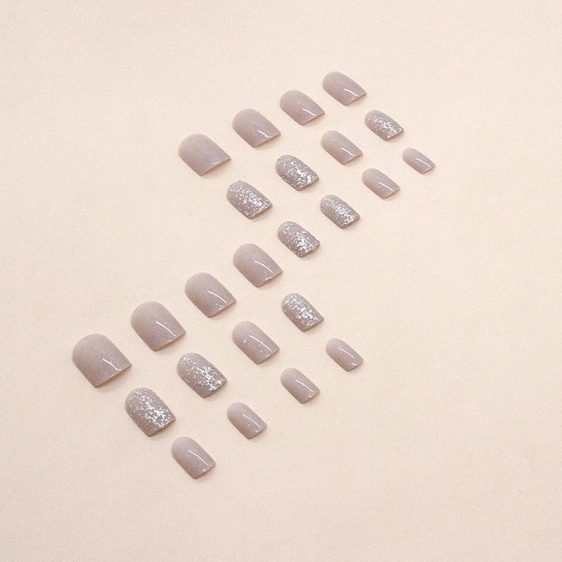 Short European And American Flash Wind Wearing Nail, Summer Bright Eye Explosion Wearing Nail Film Nails