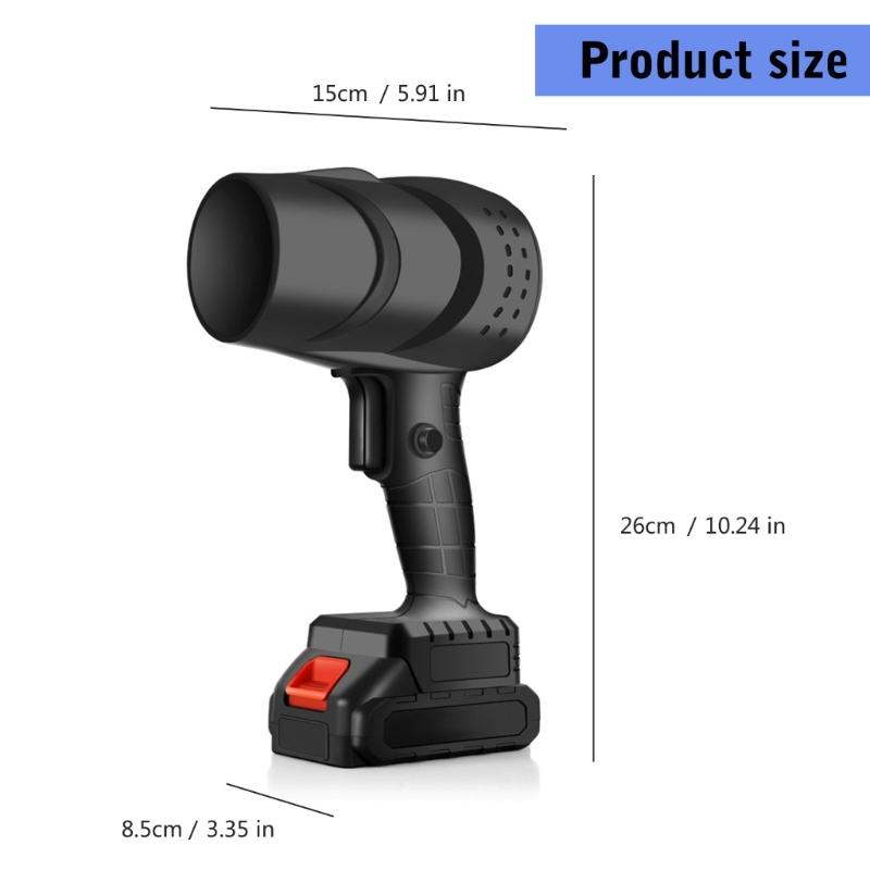 Leicht zu tragen Akku-Laubbläser Kunststoff-Turbos Power Air Dusters Hohe Leistung Akku-Laubbläser für Camping & Zuhause