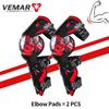 VEMAR E-18H Motocross Ellbogenschützer Motorrad Fahrbekleidung für Männer & Frauen Hartschale & Stoßdämpfende Polster