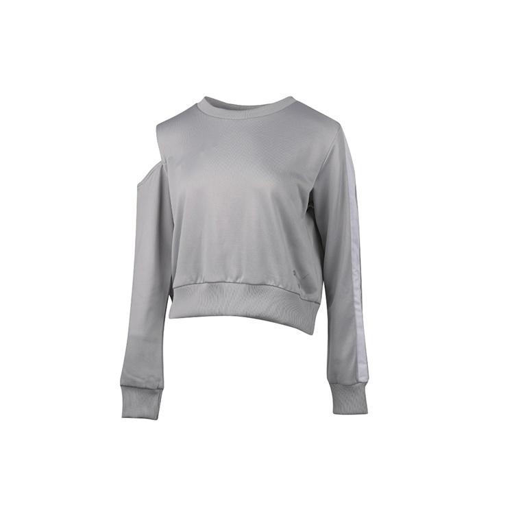 (WMNS) PUMA Logo Printing Round-neck Swea Grey Women s 599046-09 S