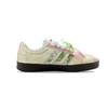 adidas VL COURT 2.0 Peach Cherry Leather Abrasion Resistant Slip Resistant Low Top Skateboard Shoes Unisex Pink Yellow JS3003(Team745-)