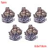 5Pcs/Lot Punk Animal Patch  Iron On Embroidery Patches For Clothing Thermoadhesive Patches On Clothes Hip Hop Patch For Clothes