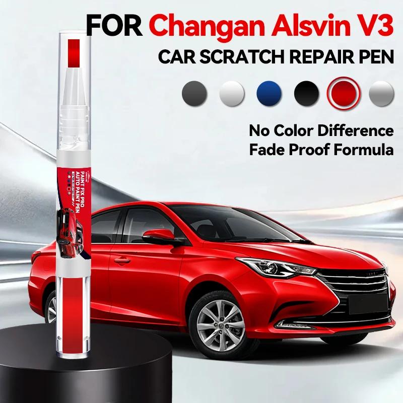

Car Dedicated Paint Repair Pen Touch Up Scratch Remover DIY Auto Accessories Silver White Blue Red For Changan Alsvin V3 2020-20 червоний