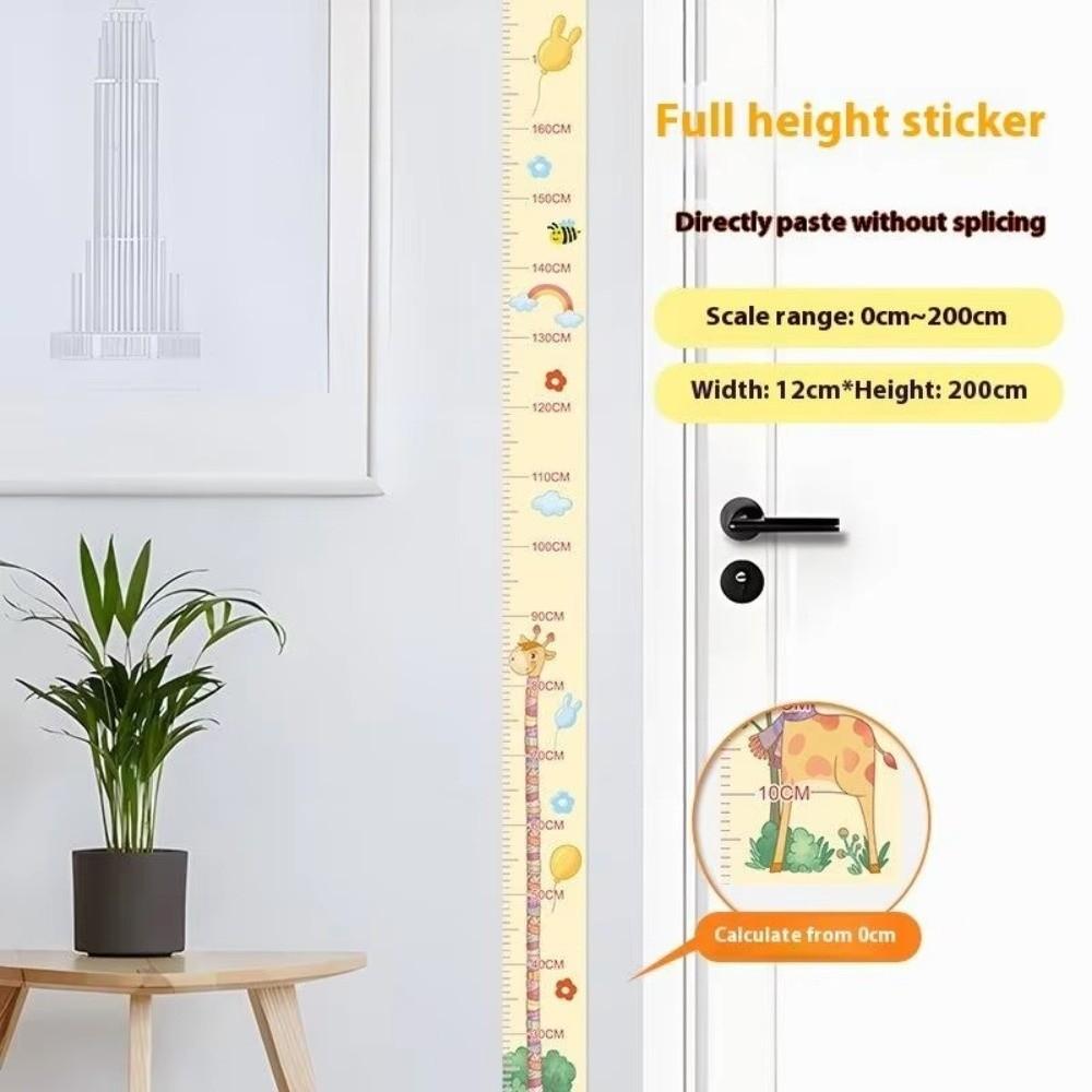 

Самоклеящаяся таблица роста ребенка Водонепроницаемая ростовая лента Наклейка для таблицы роста для малыша 10