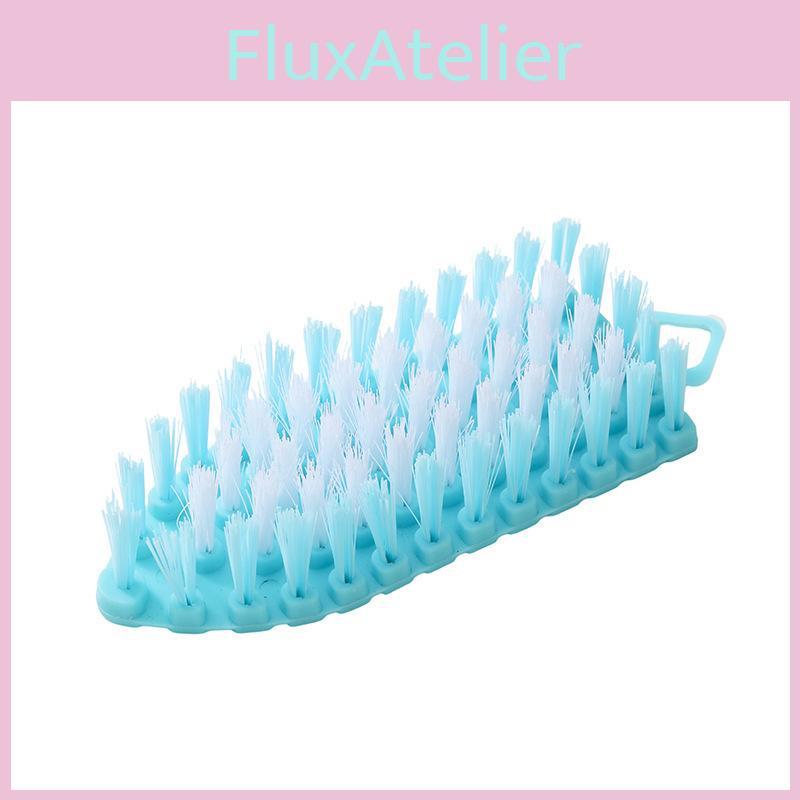 Concave Convex Design Folding Shoe Brush Household Cleaning Brush Ring Hanging
