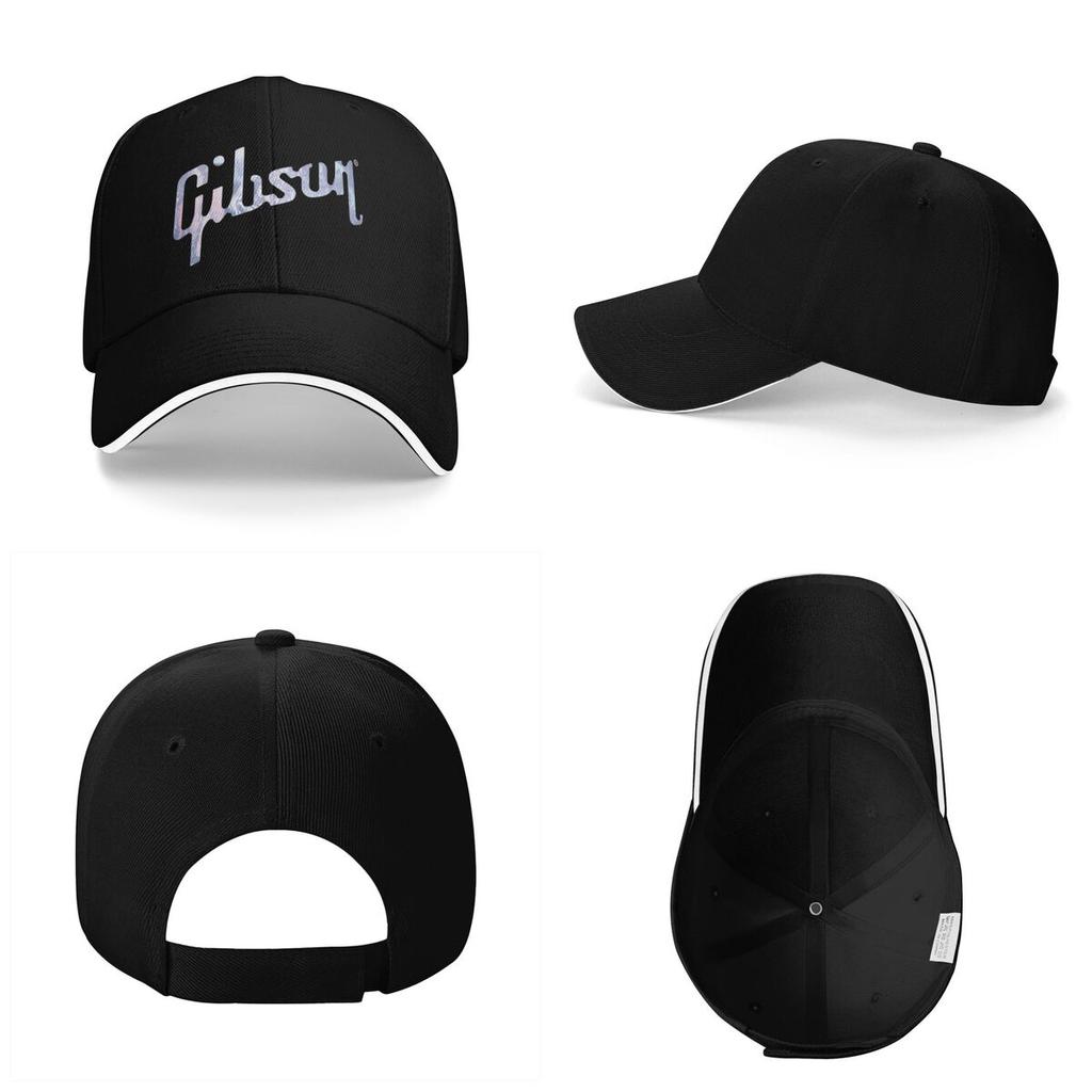 Unisex baseballové čepice Gibsons Music 1894 Logo Outdoor Streetwear Letní sportovní baseballové čepice Hip Hop čepice Kšiltovky