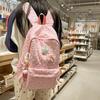 New schoolbag female college student commuting light backpack backpack large capacity bag high school senior sense