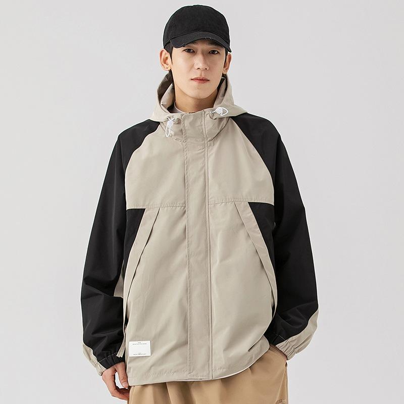 Fashion Brand Outdoor Storm Jacket Men's New Autumn Functional Wind Mountain Waterproof Hooded Jacket Couple