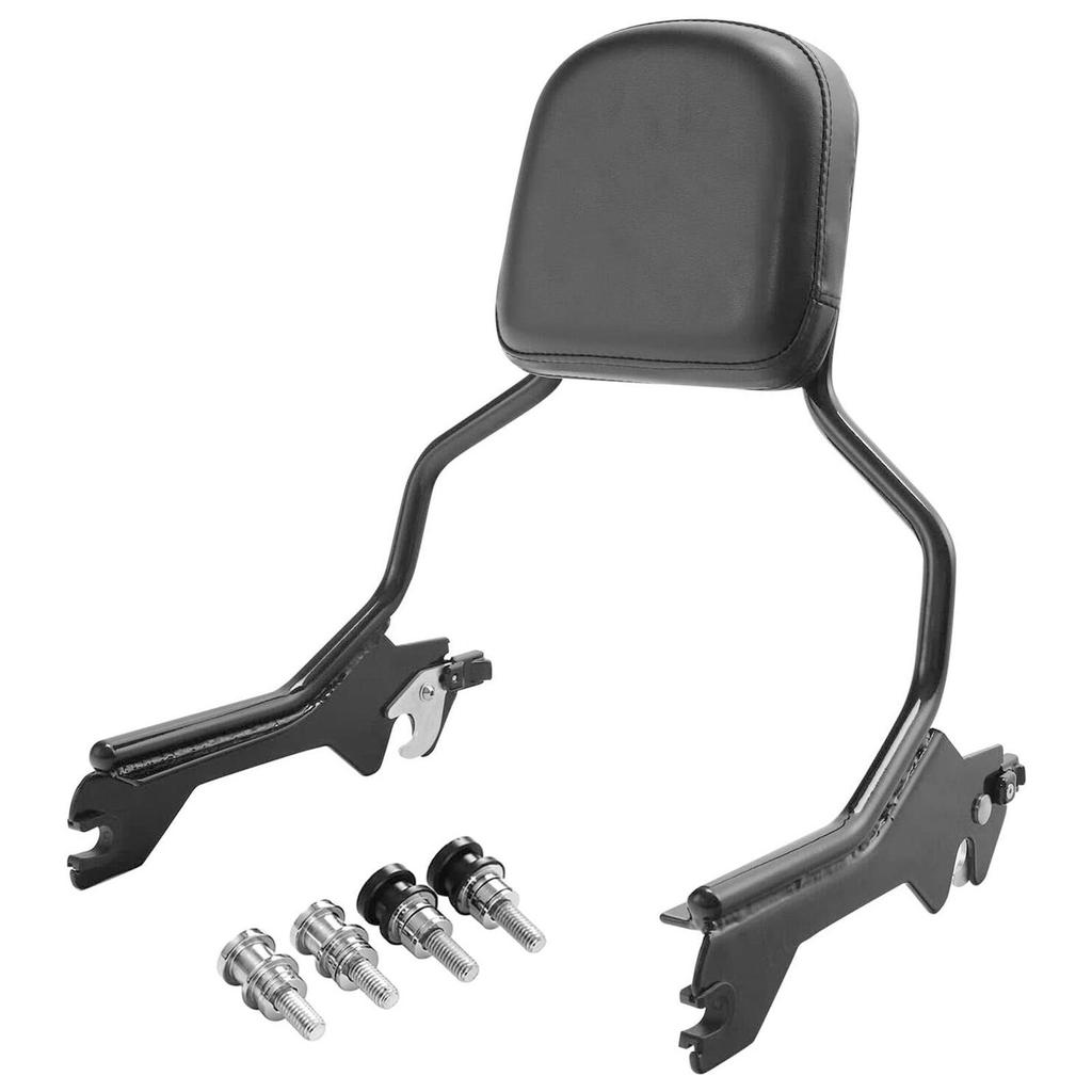 Quick Release Rear Passenger Backrest for Harley Softail, Fat Boy, Road King, Street Bob (2018-2025)