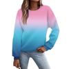 Women's Autumn And Winter Round Neck Long Sleeve Top Printed Casual Sweatshirt