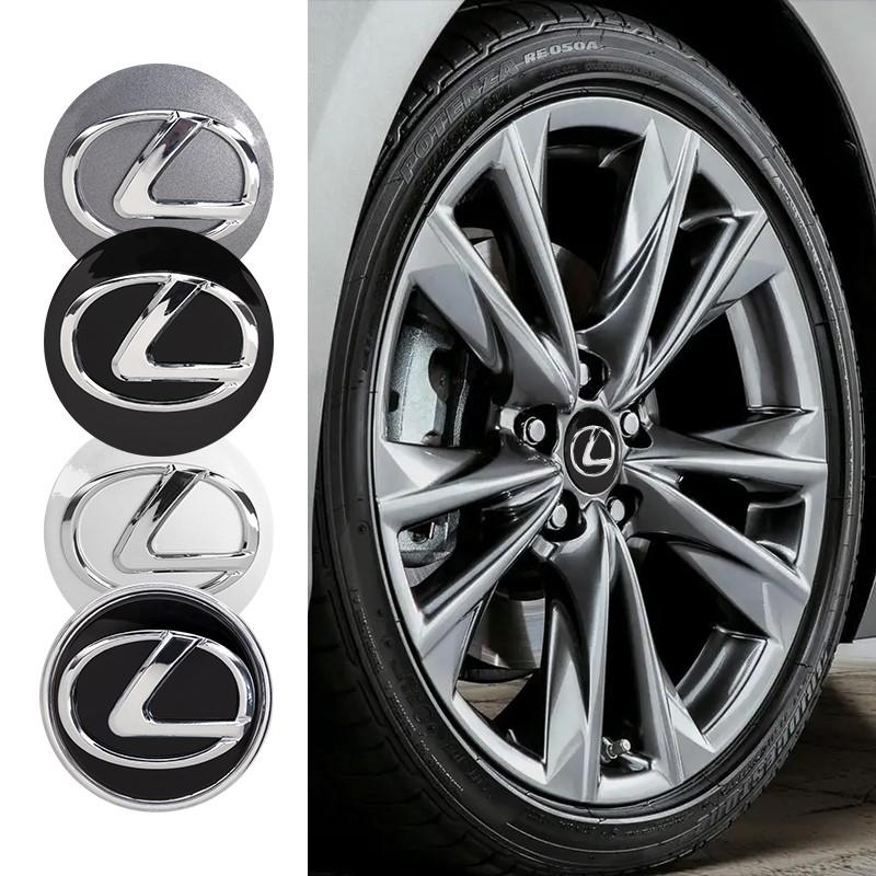 4 Stück Auto-Radkappe Radnabenkappe Dekorationszubehör für Lexus ES RX LS IS250 IS200 CT200h GS300 LS430 RX450h LX570 IS300
