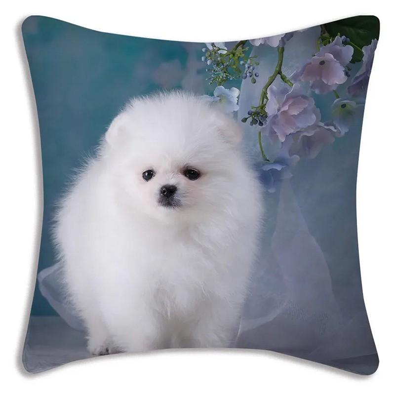 Cute Puppy Patterns For Cushion Covers Pattern Cushion Cover Suitable For Sofa Bedroom Car Pillow Cover