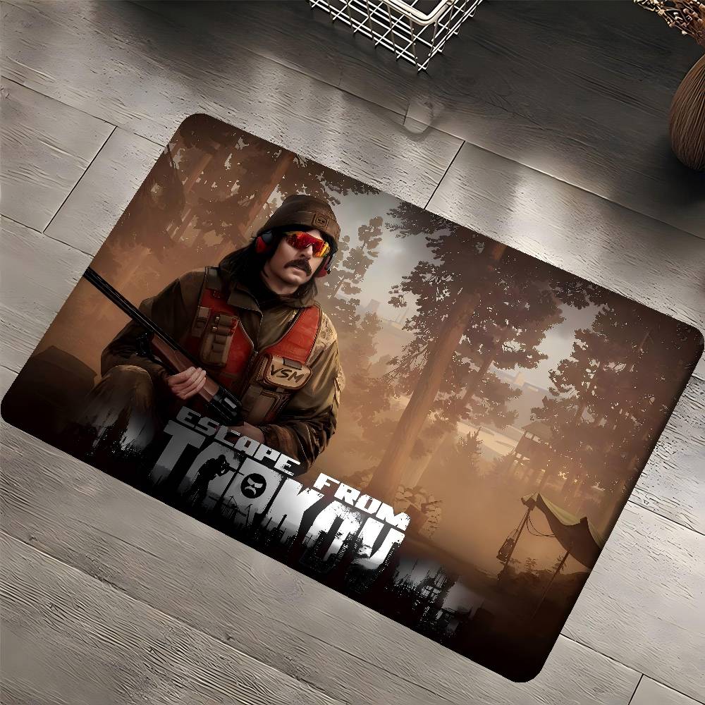 E-Escape F-from Tarkov Flur Teppich Waschbar Rutschfest Wohnzimmer Sofa Stühle Bereichsmatte Küche Fußmatte Bereichsteppich