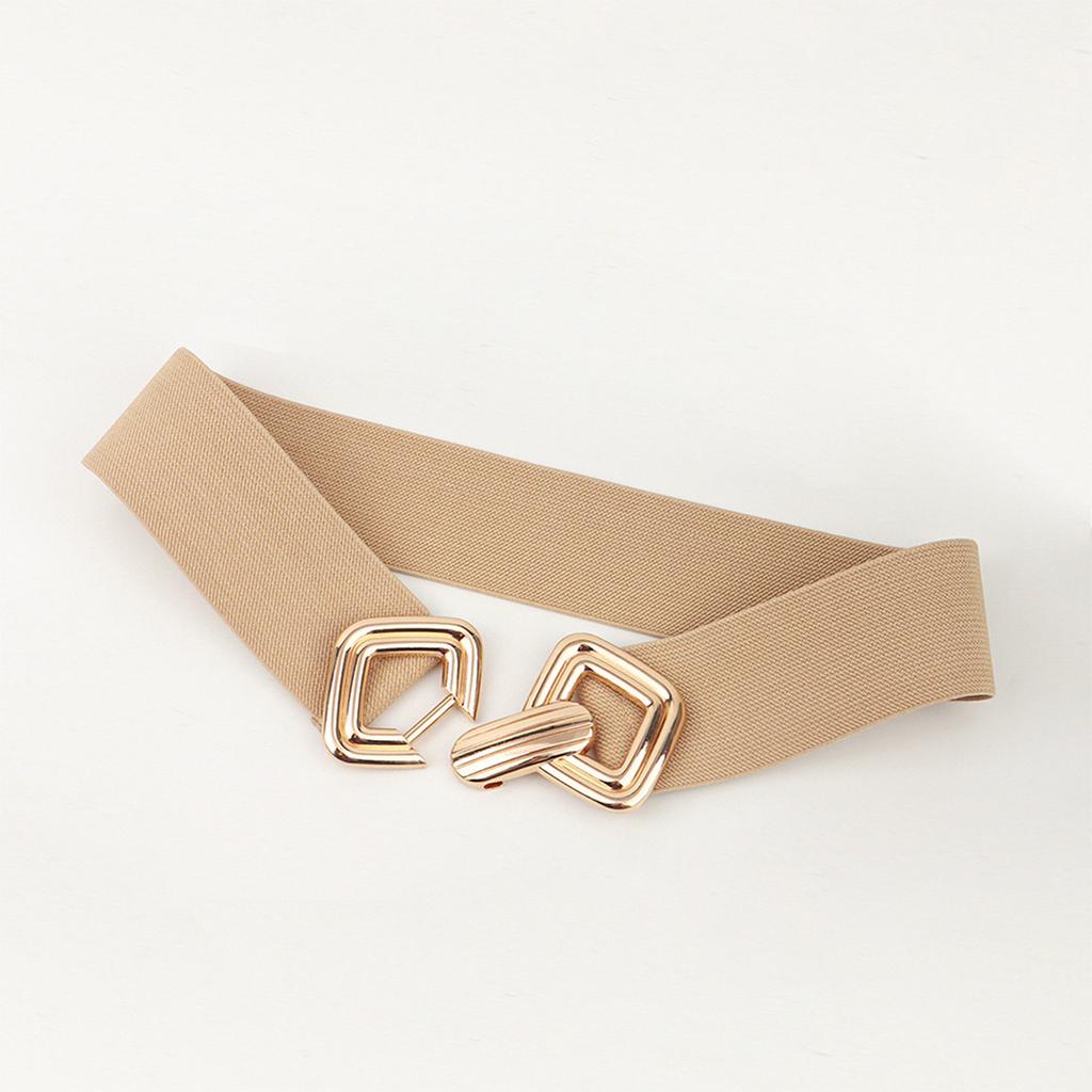 Dehnbarer Taillenformer Elegante breite Kette für Kleid Elastischer Bund Trendige Unterbrust-Taillenkette Breiter Gürtel