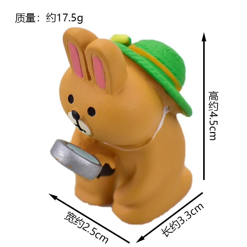 Japanese Groceries Zakka Spring Garden Series Home Decoration Creative Small Ornaments Resin Craft Toys Collectible Gifts S