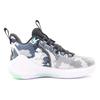 Anta Shape 3 Nitrogen Technology Shock Absorption Anti-Slip Wear-Resistant Mid-Top Basketball Shoes Men Sneakers White Gray Black 112211601-4