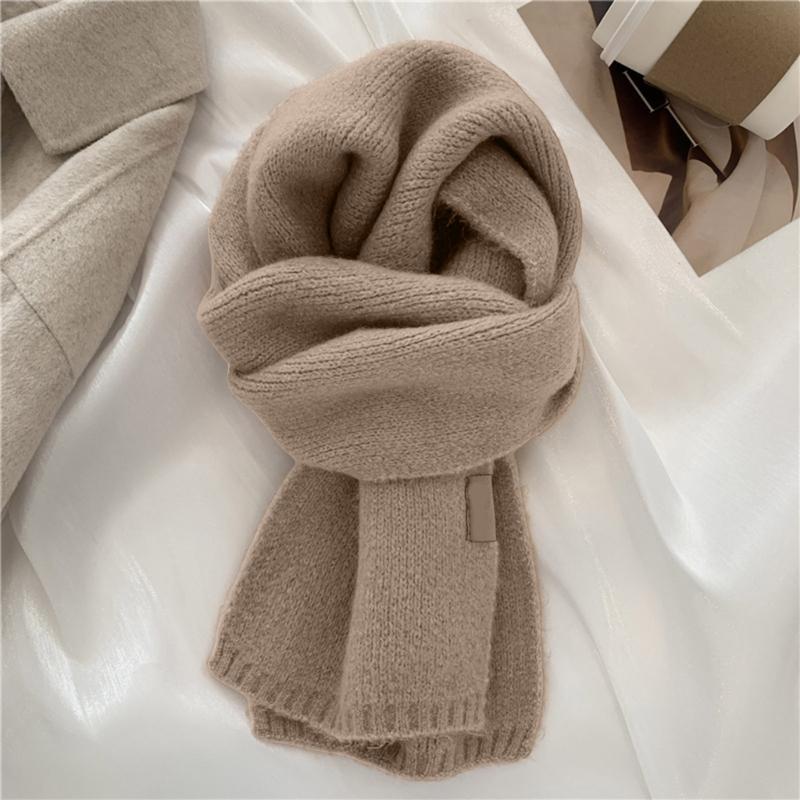 Korean Scarf Lightweight Warm Winter Wear Neck Wrap For Women Men