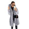 Women's Winter Mid-Length European & American Slim Faux Fur Coat