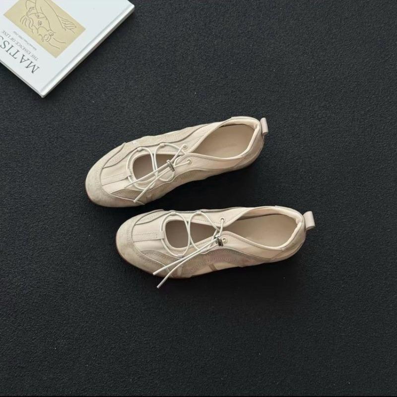 Popular ballet style strap shoes women's summer new flat-bottomed breathable versatile casual shoes