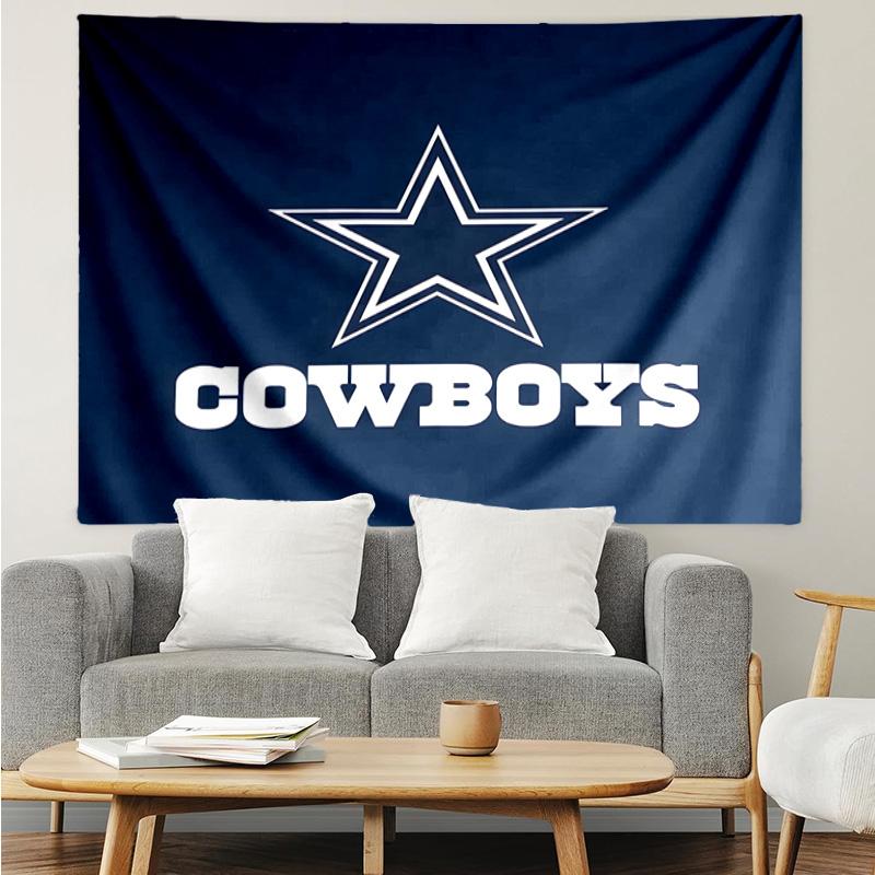 Cowboys Team Logo Tapestry Hanging for Bedroom,Livingroom, Playroom,Decor Art Room Wall Tapestry Holiday and Birthday Gifts