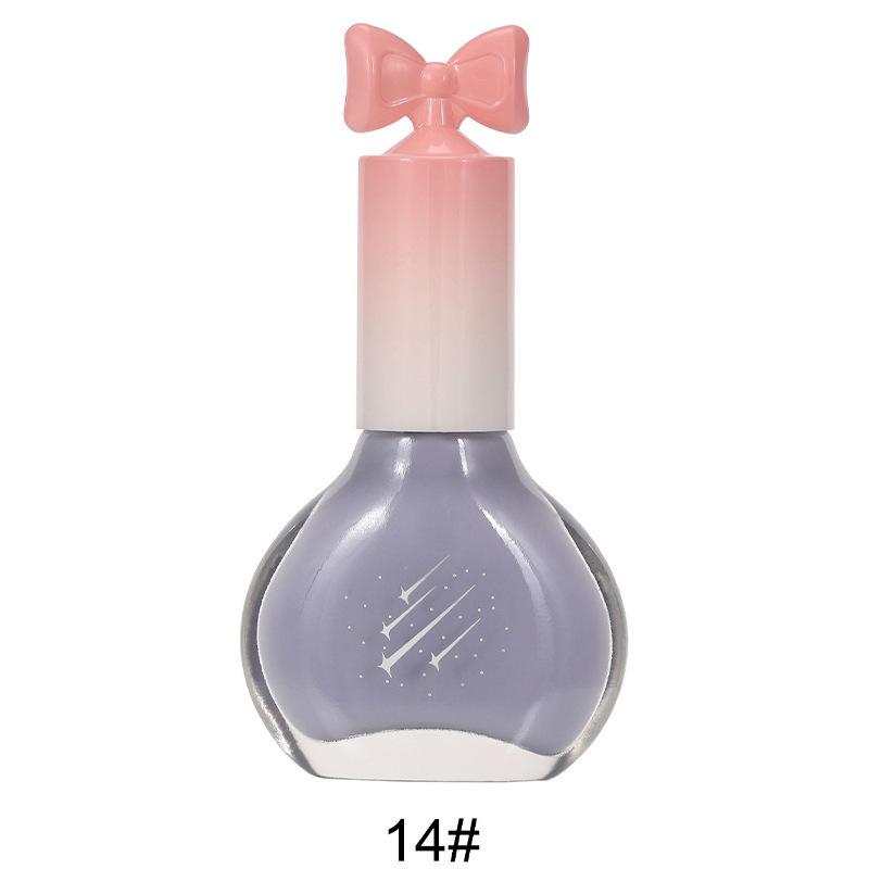 Nail Polish No Bake Oily Fast Drying Non-tearable Nude Color Long Lasting Waterproof Nail Polish