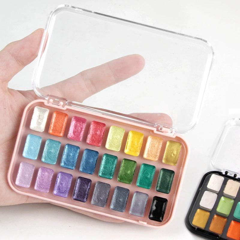 Shiseido Manada Pearlescent Children's Solid Watercolor Paint Set