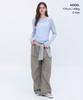 MUSINSA STANDARD WOMAN Women'S Linen-Like Long-Sleeve Knit T-Shirt [Sky Blue]