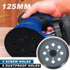 125mm 5 Inch Sander Pad 8-Holes 3 Nails Backing Sanding Disc Pad Hook Loop Sanding Pads for Electric Orbital Sander Polishing