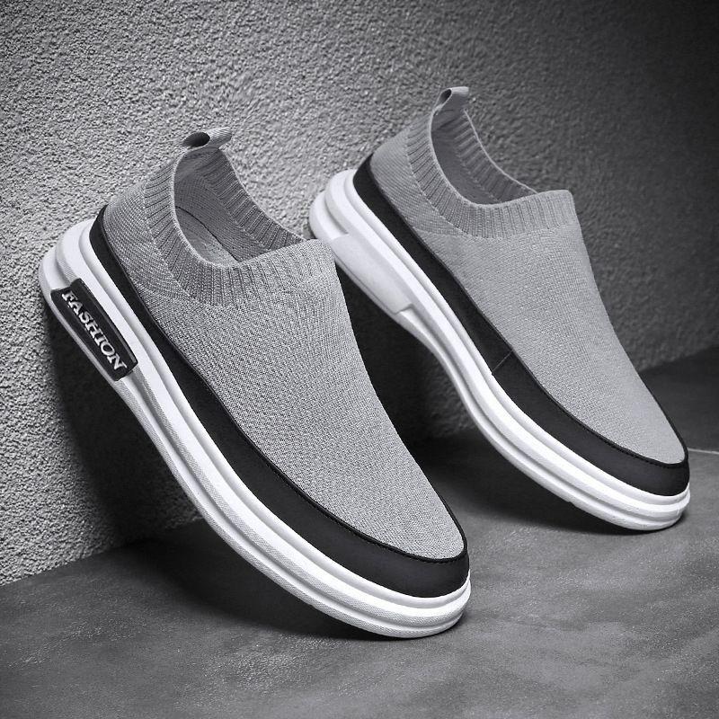 Men's shoes summer breathable new shoes men's ruffian handsome men's casual deodorant mesh men's shoes