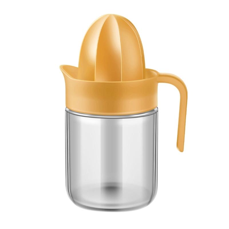 Citrus Juicer Manual Handheld Squeezer for Lemon Limes and Tangerines with Comfortable Grip Handle 280/450ml Capacity