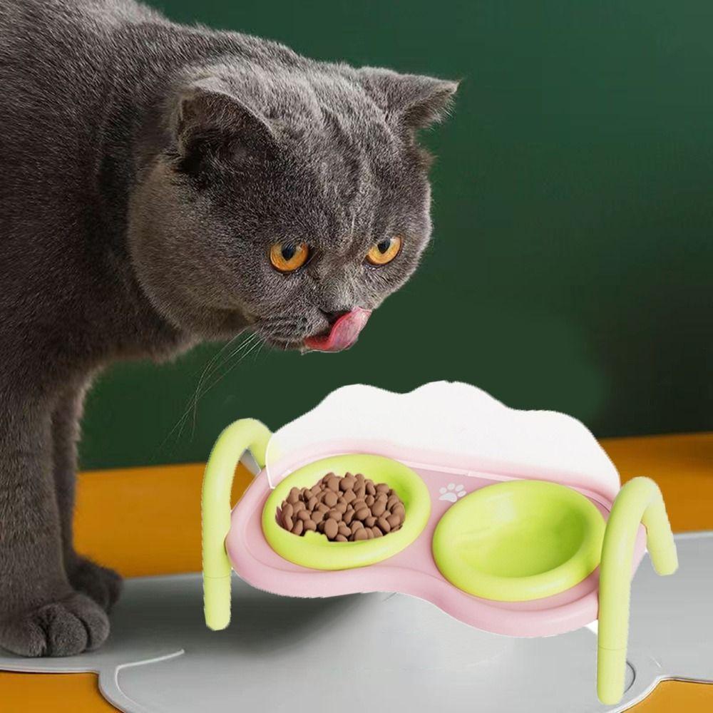 Anti-Tip Pet Elevated Raised Bowls Ceramic Pet Drinking Bowls Pet Feeding Bowl  Feeding