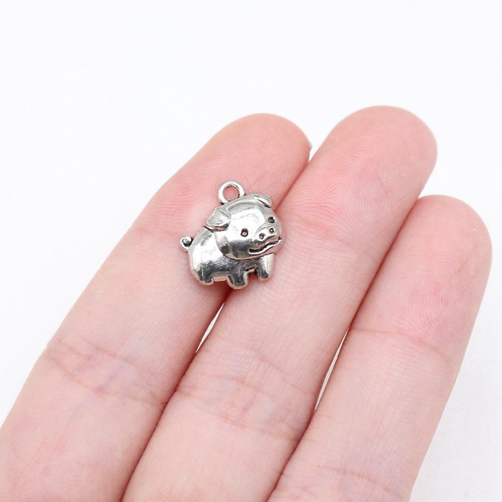 Charms Pig Sheep Cow Rabbit Pendants Wedding Jewelry Findings QC099