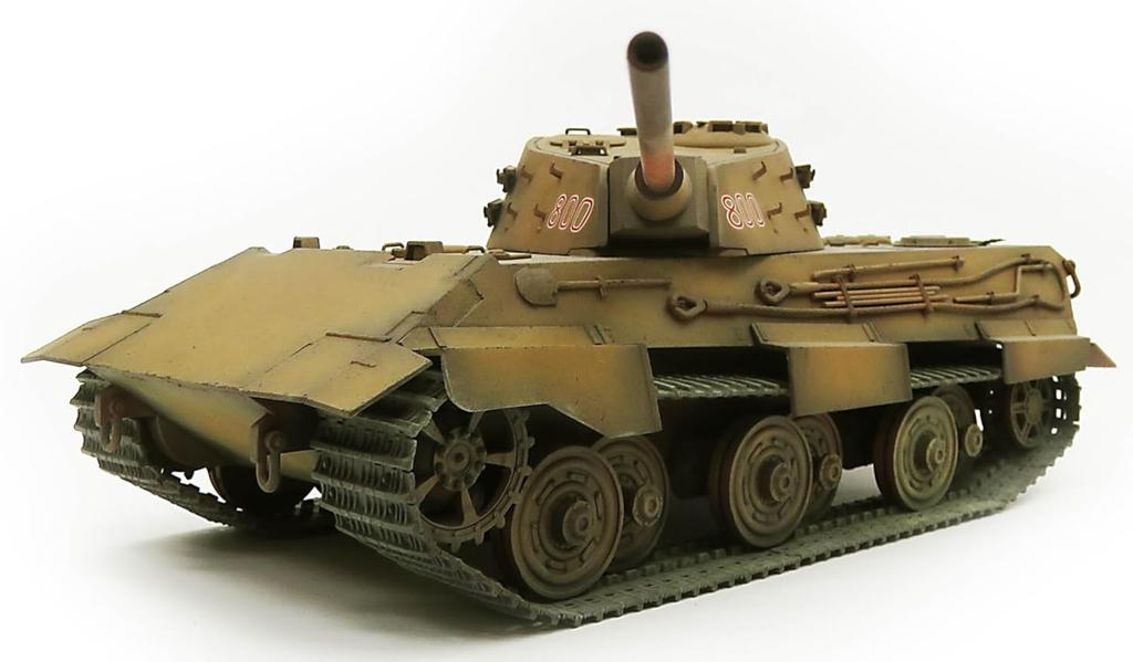 Rocket Models 1/35 Měřítko Německá věž E-50 Typ F „Panther Fang“ s nočním viděním a kovovým kanónem, Plastikový model kit 47028SP