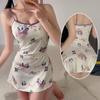 Sexy Underwear Suspender Nightgown Chest Pad Women's Summer Sleeveless Tight Skirt Pure Desire Hot Girl Sexy Waist Woman