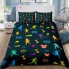Fußball Bettwäsche Set Einzelbett Twin Doppelbett Queen King Cal King Größe Bettwäsche Set