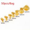 50-100 stuks/partij Gouden Roestvrij Staal Oorbellen Studs Lege Stiftbasis Pinnen Met Oorbellen Dop Sluitingen Oor Achterkant Voor DIY Sieraden Maken