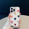 Color heart shape new 16 apple 15/14/13 promax mobile phone case 11/12 all-inclusive protective case xr/xs