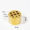 1x copper alloy incense holder with 9 holes sandalwood incense sticks holder Portable metal censer