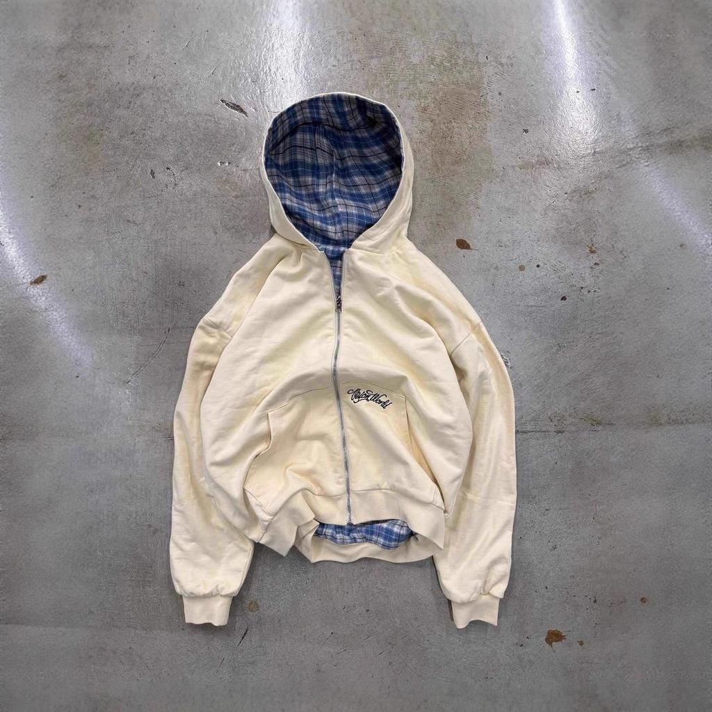 Herren 2025 Herbst Kariert Unifarben Vielseitig Mode Hoodie