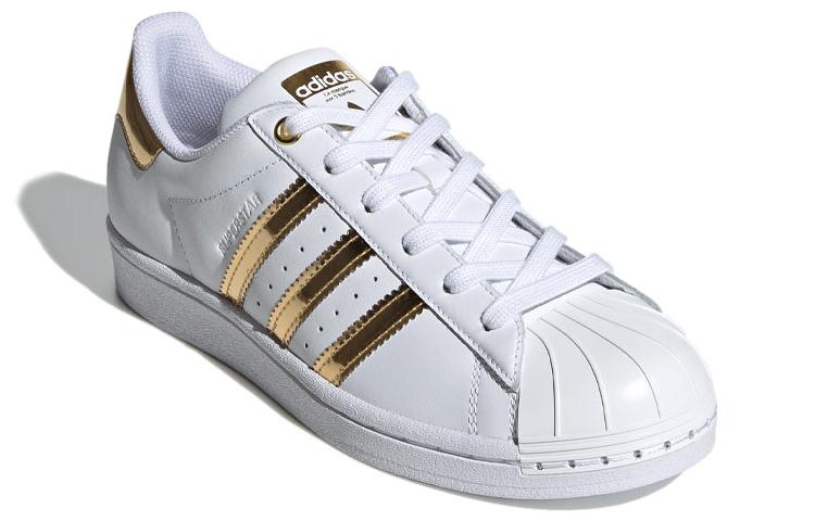 Superstar Wmns Adidas Originals Metal Toe 'White Gold Metallic' Women's FV3330